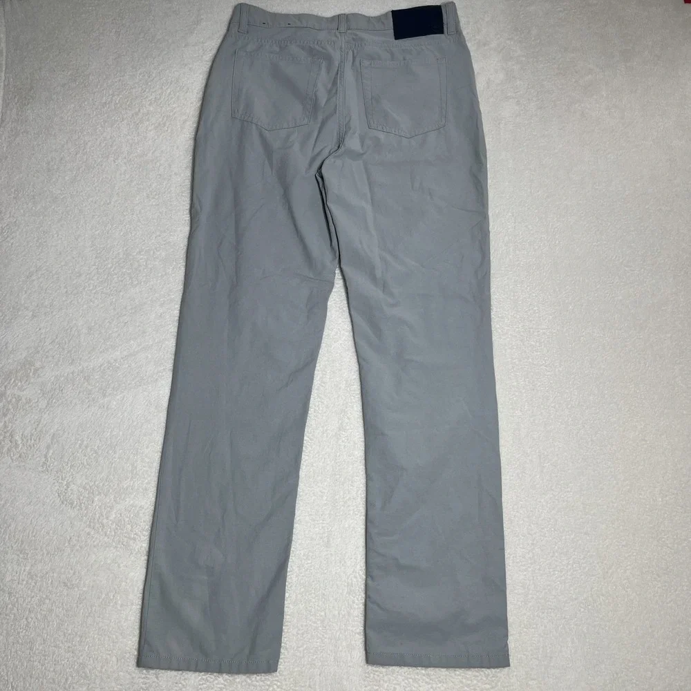 Vineyard Vines OTG On-The-Go 5-Pocket Pants Boy 18 Grey Stretch Performance Golf